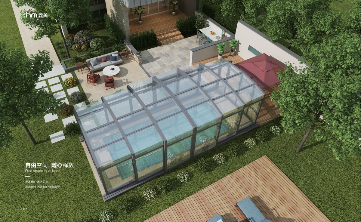 Mobile pool shed